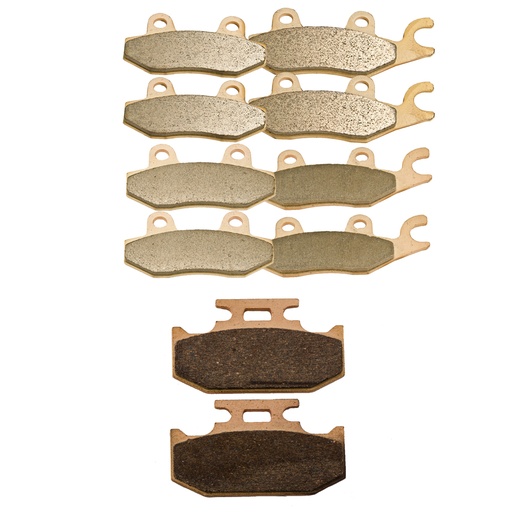 Front Rear Sintered Brake Pads For 2008-2013 Yamaha Rhino 700