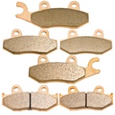 Front Rear Sintered Brake Pads For 2006-2015 Yamaha YFZ 450 YFZ450R