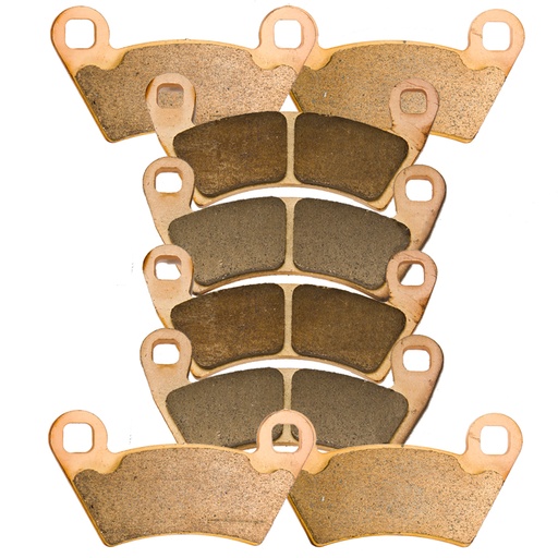 Front Rear Sintered Brake Pads For 2010 2011 2012 Polaris Ranger 800 XP