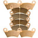 Front Rear Sintered Brake Pads For 2011-2014 Polaris Ranger 900 XP