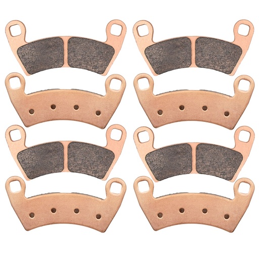 Front Rear Sintered Brake Pads For 2010-2015 Polaris Ranger 800 EFI