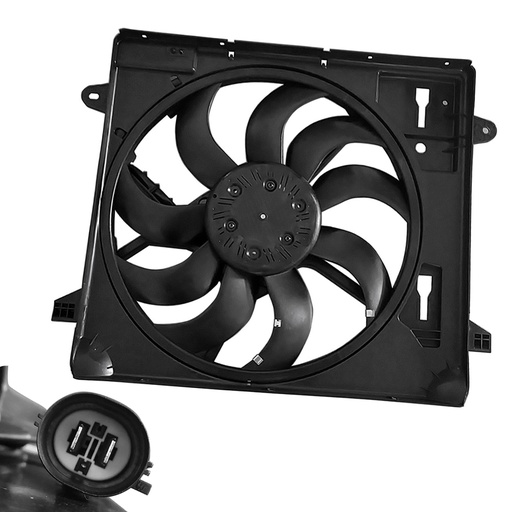 2012-2018 Jeep Wrangler Radiator Cooling Fan Assembly 3.6L 624080