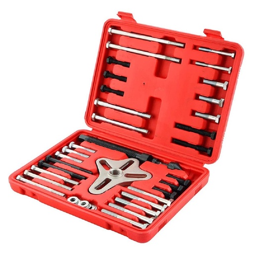 Harmonic Balancer Puller Tool Set Gear Pulley Steering Wheel Removal 46pcs