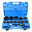 Front Wheel Drive Hub Bearing Remover Tool Kit Press Adapter Puller 19pcs