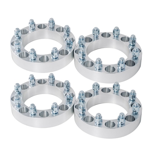 8x6.5 Wheel Spacers 1.5 inch 126.15mm Hub Bore M14x1.5 Studs For Chevy Silverado 2500HD 4pcs