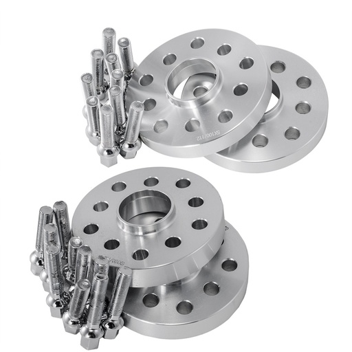 12mm & 20mm 5x100 5x112 Wheel Spacers Hubcentric 57.1 mm Hub Bore M14x1.5 4pcs