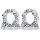 6x5.5 Wheel Spacers 1 inch 6x139.7 108mm Hub Bore 14x1.5 Studs For Chevy GMC Cadillac 6 Lug Trucks 4pcs