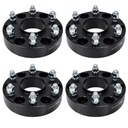 6x5.5 Wheel Spacers 6x139.7 1.5 inch Hubcentric 78.1mm Hub Bore M14x1.5 Studs For Chevy Silverado GMC Sierra Black 4pcs