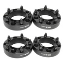 5x5.5 Hub Centric Wheel Spacers 2 inch 77.8mm Hub Bore M14x1.5 Studs For Ram 1500 2012-2017 Black 4pcs