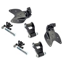 Rear Leaf Spring Shackle Bracket Hanger Kit For Ford F150 F250 Pair