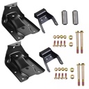 Rear Leaf Spring Hanger Shackle Bracket Kit For Chevy Silverado GMC Sierra 1500 2007-2013