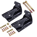 Rear Leaf Spring Hanger Shackle Bracket Kit For 1999-2015 Chevy Silverado GMC Sierra 1500 Replaces 12474021