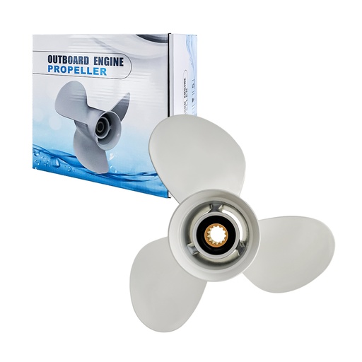 11 1/8 x 13 Aluminum Propeller Fit Yamaha Outboard Engines 30-60HP Replace 69W-45945-00-EL