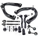 Front Upper Control Arm Sway Bar Tie Rod Suspension Kit For 2005-2019 Nissan Armada 2004-2013 Infiniti QX56 2004-2015 Nissan Titan 12pcs