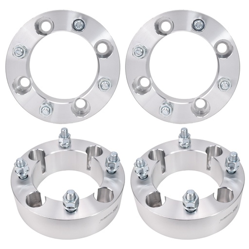 4x137 2 inch Wheel Spacers 110mm Centerbore 12x1.5 Studs For Can am Maverick x3 Honda Talon Pioneer 1000 4pcs