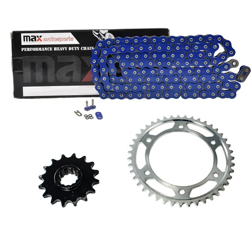 Blue O Ring Chain And Sprocket Kit For Honda CBR600RR 2003-2020 520 Chain