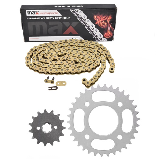 2013-2024 Honda MSX125 Grom 125 Chain And Sprocket Kit Gold