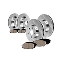2008 2009 Pontiac G8 GT Front Rear Drilled And Slotted Brake Rotors Included Ceramic Pads