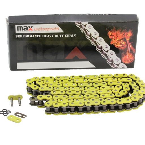 [203-O530-120-YL] Yellow 530 O Ring Chain 120 Links For Suzuki GSXR 1000 GSXR 750 1986-1997