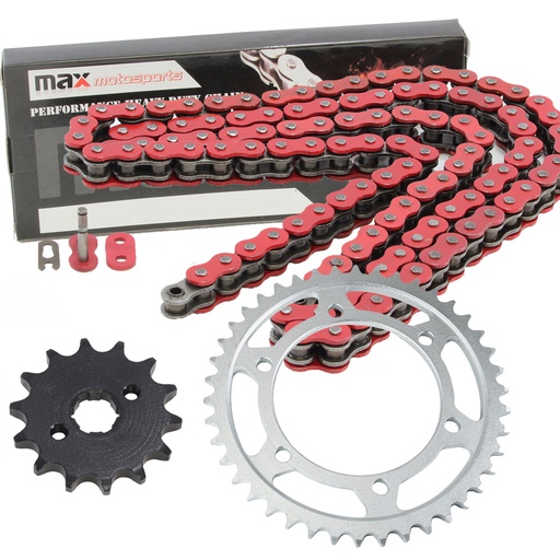 [SP07846-O520-104-RD] Red O Ring Chain And Sprocket Kit For 2006-2017 Honda CRF150F