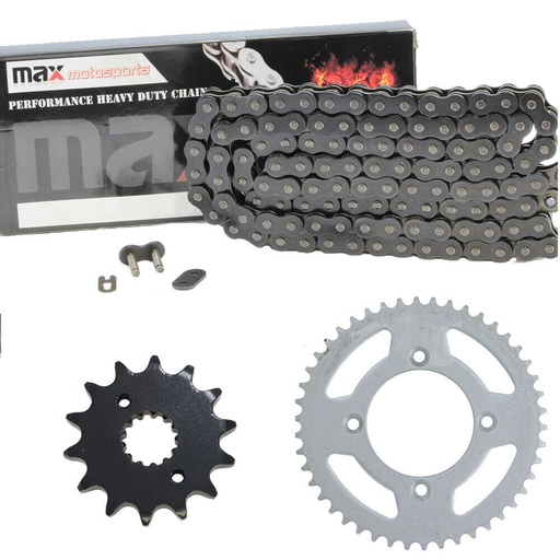 [SP07853-N428-116-BK] 2002-2004 Yamaha TTR 125 Chain And Sprocket Set Black