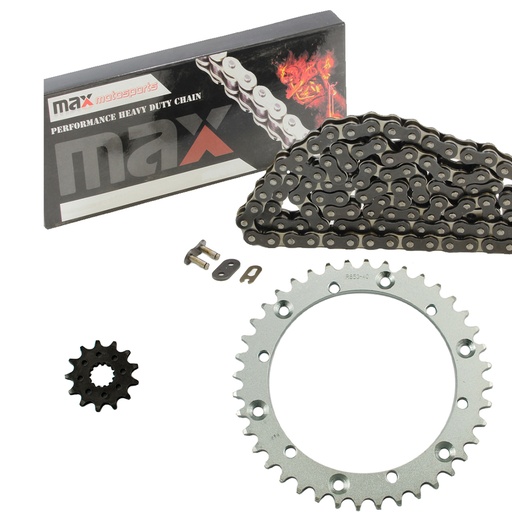 [SP09135-N520-92-BK] 2001-2005 Yamaha Raptor 660 Chain And Sprocket Kit Black YFM660R