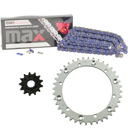 [SP09135-N520-92-BU] 2001-2005 Yamaha Raptor 660 Chain And Sprocket Kit Blue YFM660R