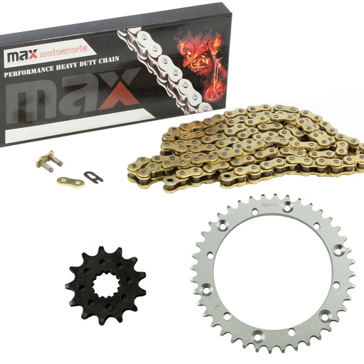 [SP09135-N520-92-GD] 2001-2005 Yamaha Raptor 660 Chain And Sprocket Kit Gold YFM660R