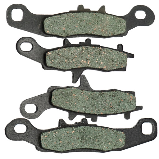 [216-CK342-349] 2008-2014 Kawasaki KFX 450R Front Rear Kevlar Carbon Brake Pads