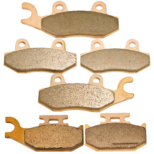 [201-AT135-165-428] 2004 2005 2006 2007 Yamaha Rhino 660 Front Rear Sintered Brake Pads