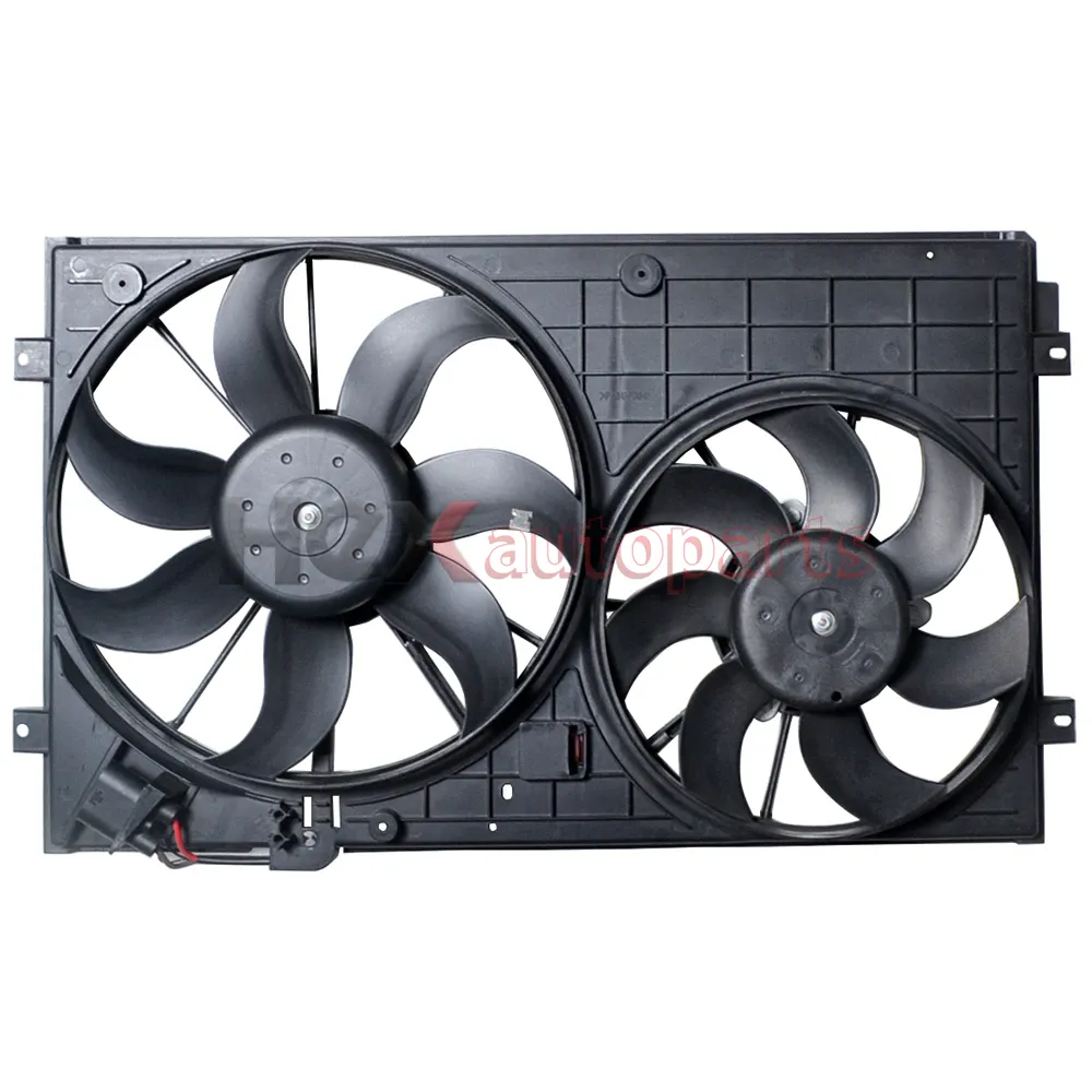 2012 2013 2014 Volkswagen Passat Radiator Cooling Fan Assembly No ...