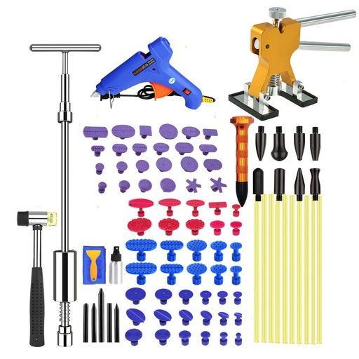 [TZ08184-9296-9297-9298] US Car Body Paintless Dent Repair Tool Hail Damage Repair Kit