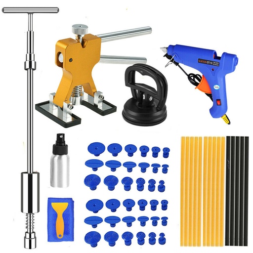 [TZ08186-9295] US Car Body Dent Puller Hammer Tool Paintless Hail Dent Removal Kit