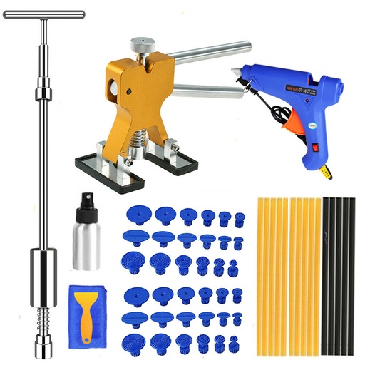 [TZ08186-9296] US Car Body Paintless Dent Repair Tool Hail Damage Repair Kit With 36 x Glue Pulling Tabs