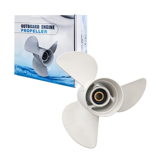 [559-OB008] 3 Blade Propeller Prop For Yamaha Outboard Enigne 6E5-45941-00-00 13 x 19 Pitch Aluminum