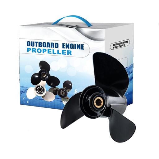 [559-OB016] 3 Blade Propeller Fit Johnson Evinrude OMC Prop 13.5" x 15" Pitch 0765182