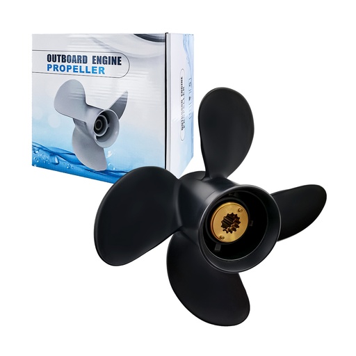 [BP07506] 10.3 x 13 Aluminum Outboard Propeller Fit Mercury Enigne 25-70HP 4 Blade Replace 48-8M8026630