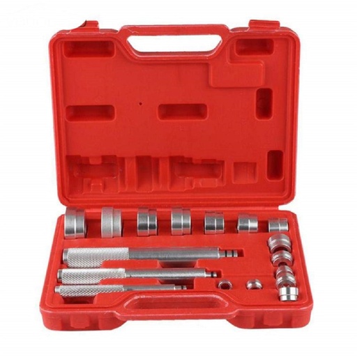 [TZ09406] Bearing Race And Seal Driver Set Wheel Axle Remover Installer Adapters Tools Kit 17pcs