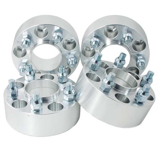 [227-WP009B*4] 5x114.3 Wheel Spacers 5x4.5 Hubcentric 2 inch 70.5mm Hub Bore 1/2"x20 Studs For Ford Ranger Mustang 4pcs