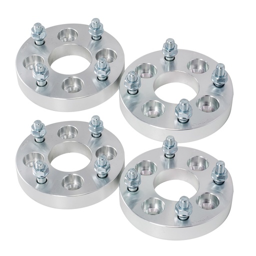 [227-WP023*4] 1 inch Wheel Adapters Converts 4x100 to 4x114.3 M12x1.5 Studs 4pcs