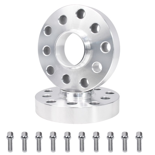 [227-WP028*2] 12mm Hubcentric Wheel Spacers 5x100 & 5x112 57.1 mm Hub Bore For Audi VW 2pcs