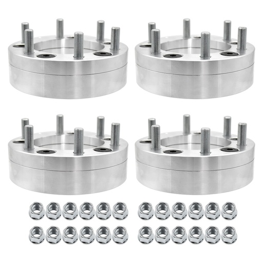 [227-WP048B*4] 5x5.5 to 6x5.5 Wheel Adapters 2 inch 5x139.7mm To 6x139.7mm Conversion Wheel Adapter With 108mm Center Bore 1/2" Thread Pitch 4pcs