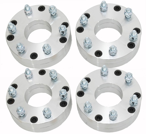 [WP21320B*4] 5x4.5 to 6x5.5 Wheel Adapters 2 inch 5x114.3 to 6x139.7 74mm Hub Bore 12x1.5 Thread Pitch 4pcs