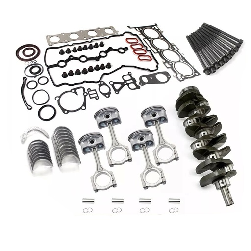 [TE22030] G4KJ Engine Crankshaft With Connecting Rods And Bearing Piston Set For Hyundai Sonata Kia Sorento Optima 2.4L