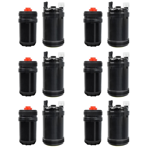 [FB22004*6] FS1098 Fuel Filter 6pcs FS1098 Fuel Water Separator 6pcs Fit Cummins B6.7 ISB6.7/QSB6.7 ISL8.9 L9 Series Diesel Engines Replace 5319680 5308722