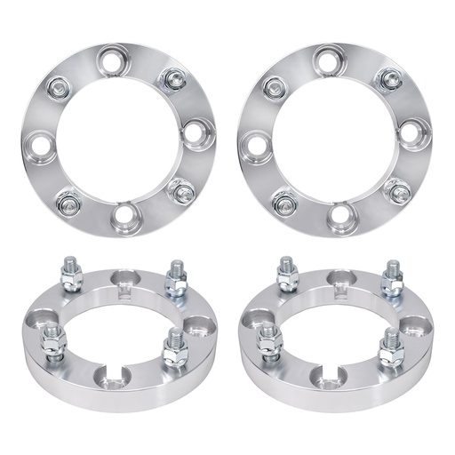 [WP22367*4] 4x137 Wheel Spacers 1 inch 110mm Centerbore 12x1.5 Studs For Can am Maverick x3 Honda Talon Pioneer 1000 4pcs