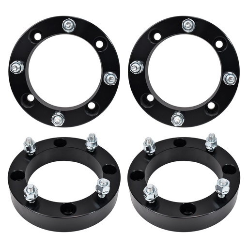 [WP22368A*4] 4x156 Wheel Spacers 1.5 inch 131mm Centerbore 12x1.5 Stusd For Polaris RZR Ranger 900 XP 1000 4pcs