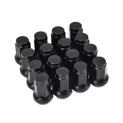 [LN22627] Black 10x1.25 Tapered Lug Nuts For Honda Yamaha Kawasaki Can Am Polaris 16pcs