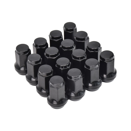 [LN22628] Black 3/8-24 Tapered Lug Nuts For Polaris Ranger 700 RZR 900XP 800 570 16pcs