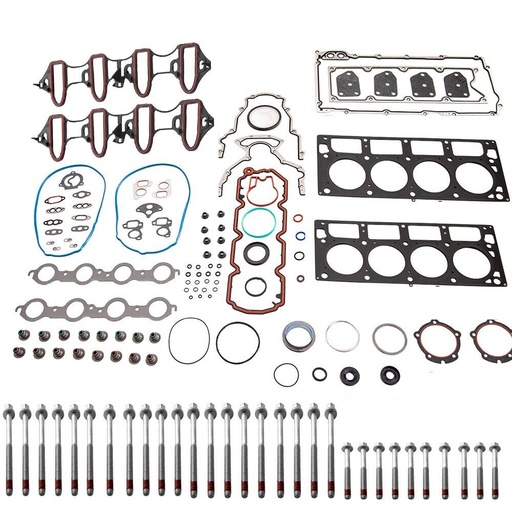 [GT08705] Head Gasket Set With Bolts For 2004-2008 GMC Buick Cadillac Chevy 4.8L 5.3L OHV